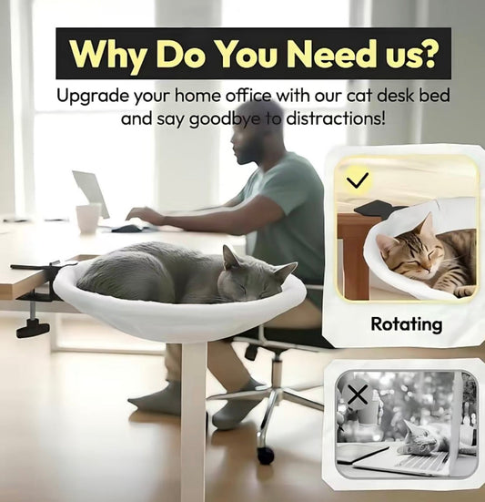 The Perfect Gift for Cat Lovers: How the Cat Desk Bed Won Back My Lap (and My Keyboard)